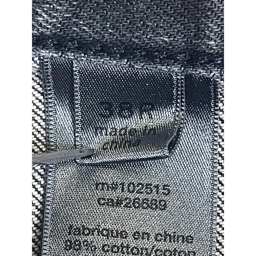 John‎ Varvatos Mens 38 Jeans Straight Leg Regular Fit Mid Rise Button Fly Black